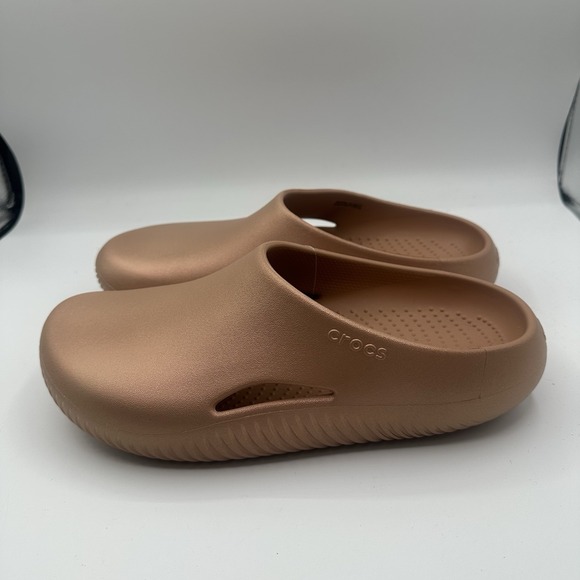 Crocs Mellow Shine Recovery Clog Mens 10 Womens 12 Cork Slip On Shoes 209282-2CC - Picture 6 of 9